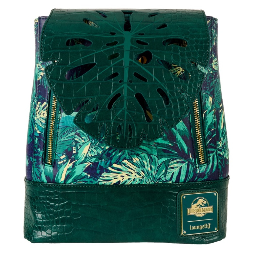 UNIVERSAL  Jurassic World Park Rebirth Velociraptor Loungefly Backpack Bag Purse